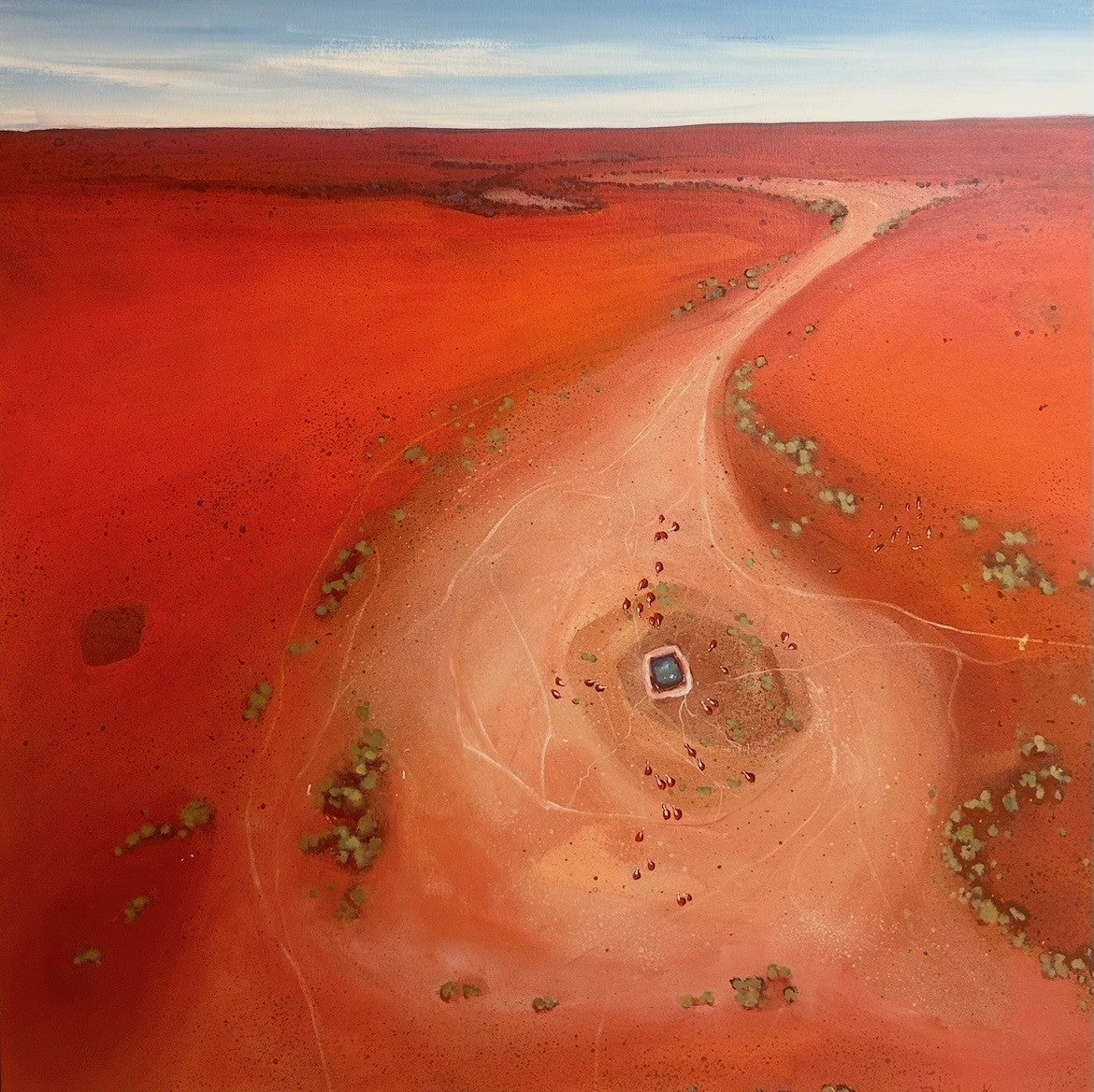Polly Kimmorley - Gathering at the Waterhole
