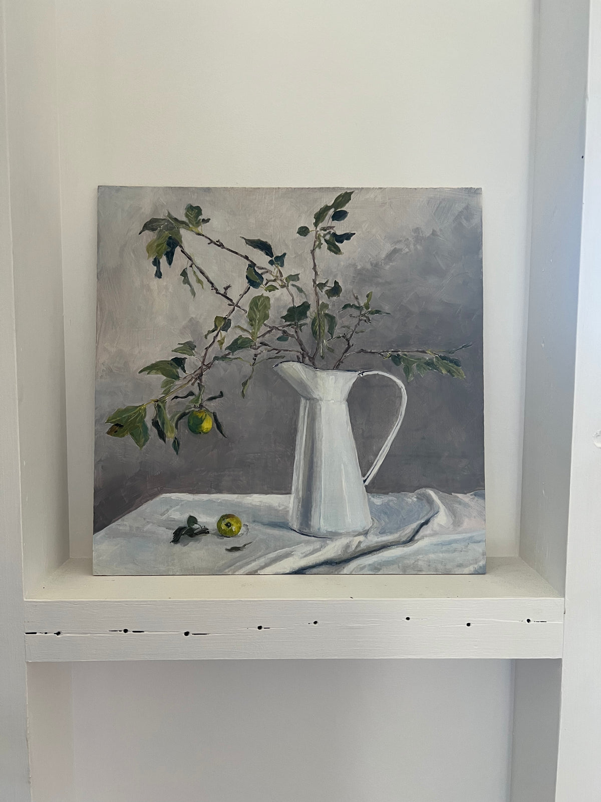 Simone Hale - Crabapples in an Enamel Jug