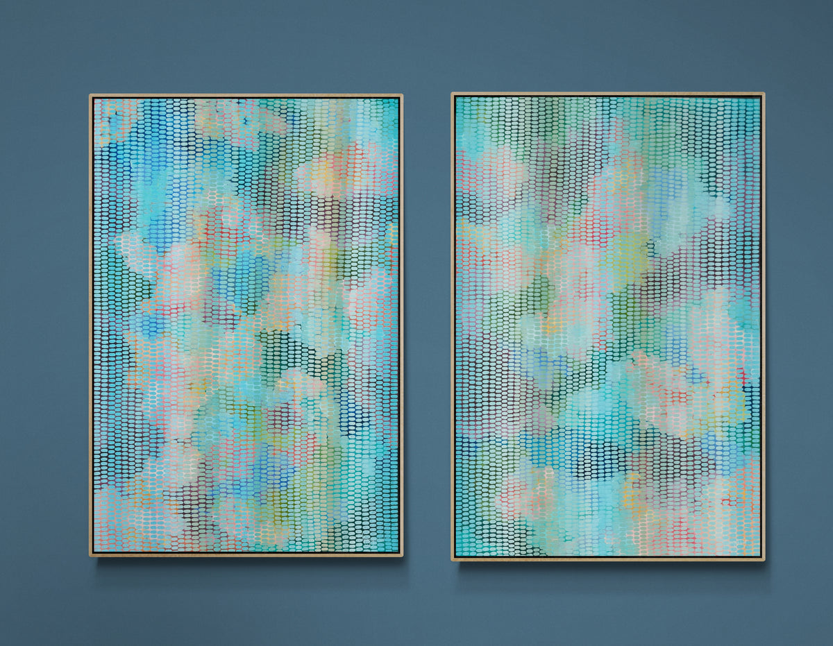 Karen Goddard - Day Reflects Across the Ocean Diptych 1 and 2