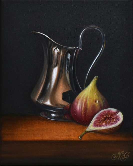 Natasha Junmanee - Creamer jug and figs