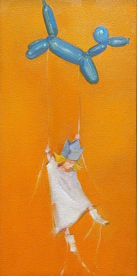 Zory McGrath - Little Prince with Dog Balloon Orange