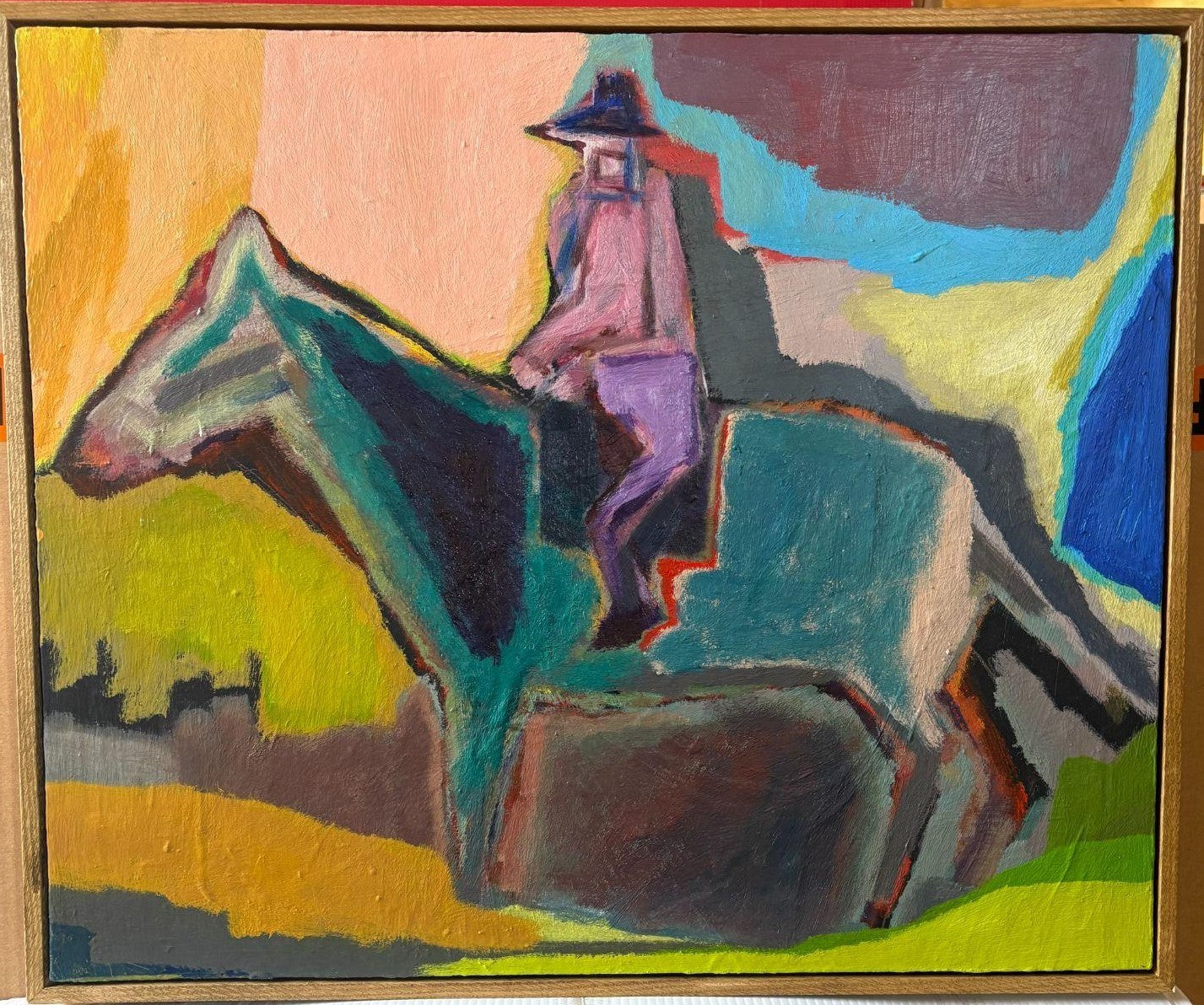 Nicholas Osmond - Rider in Green Landscape