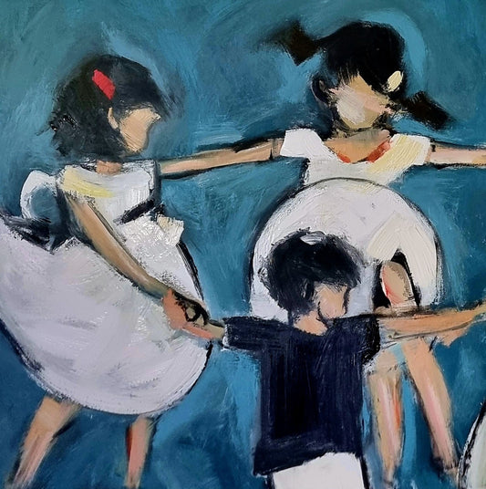 Joanna Davies - Children Swinging I