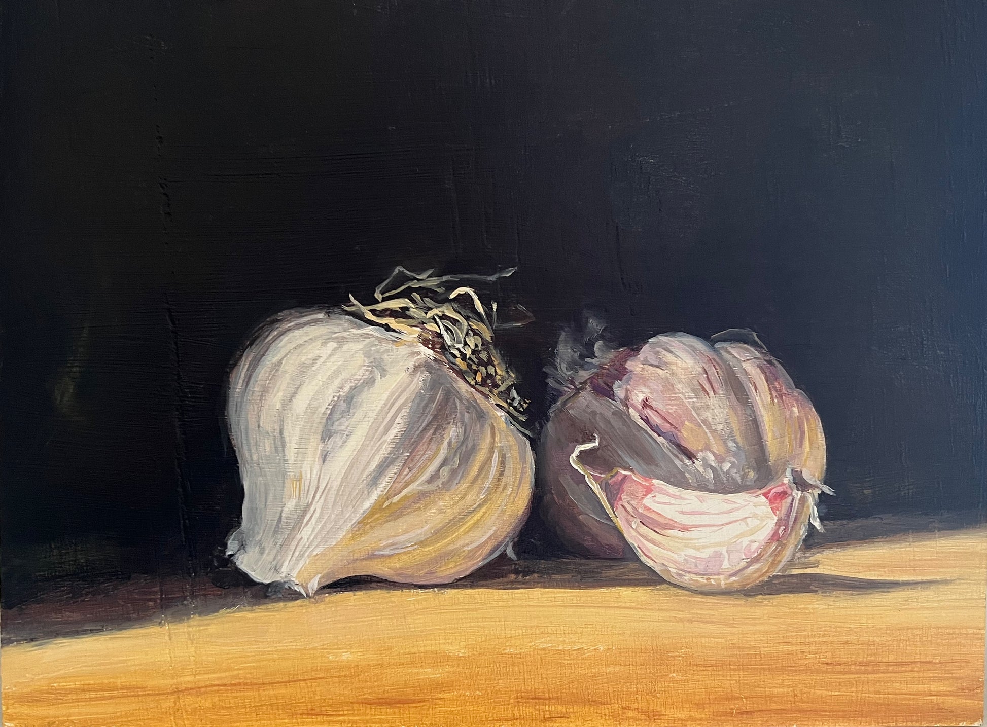 Simone Hale - Garlic on a Breadboard