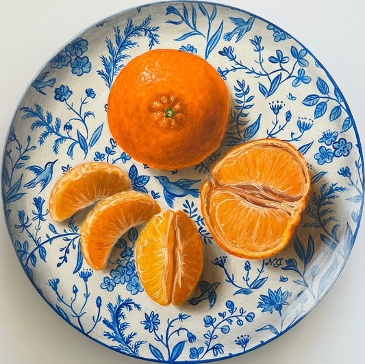 Natasha Junmanee - Plate of mandarins