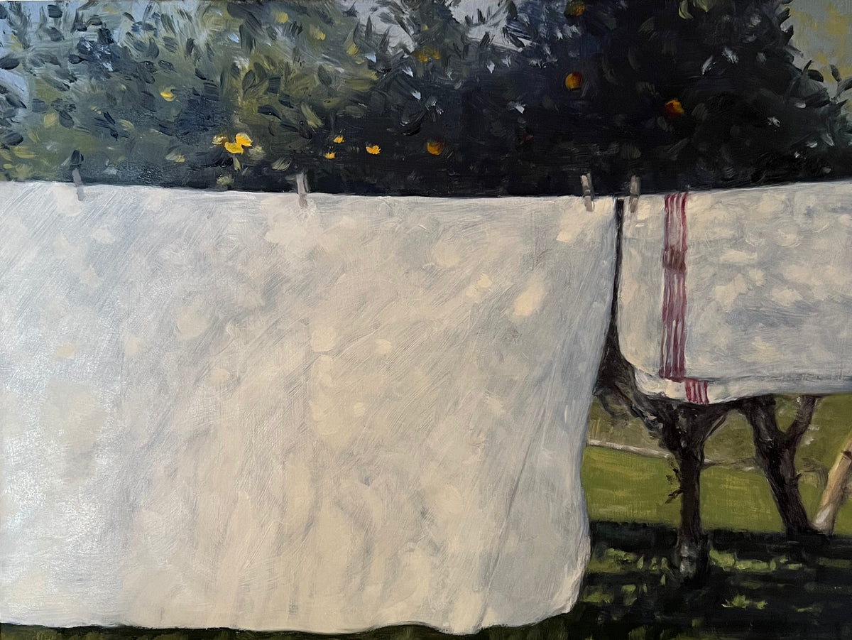 Simone Hale - Breeze on the Washing in the Orchard