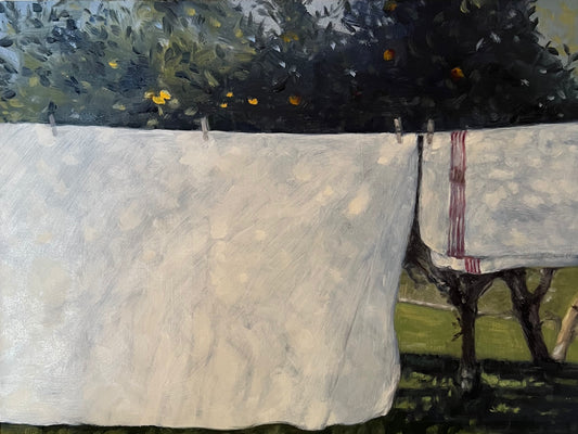 Simone Hale - Breeze on the Washing in the Orchard
