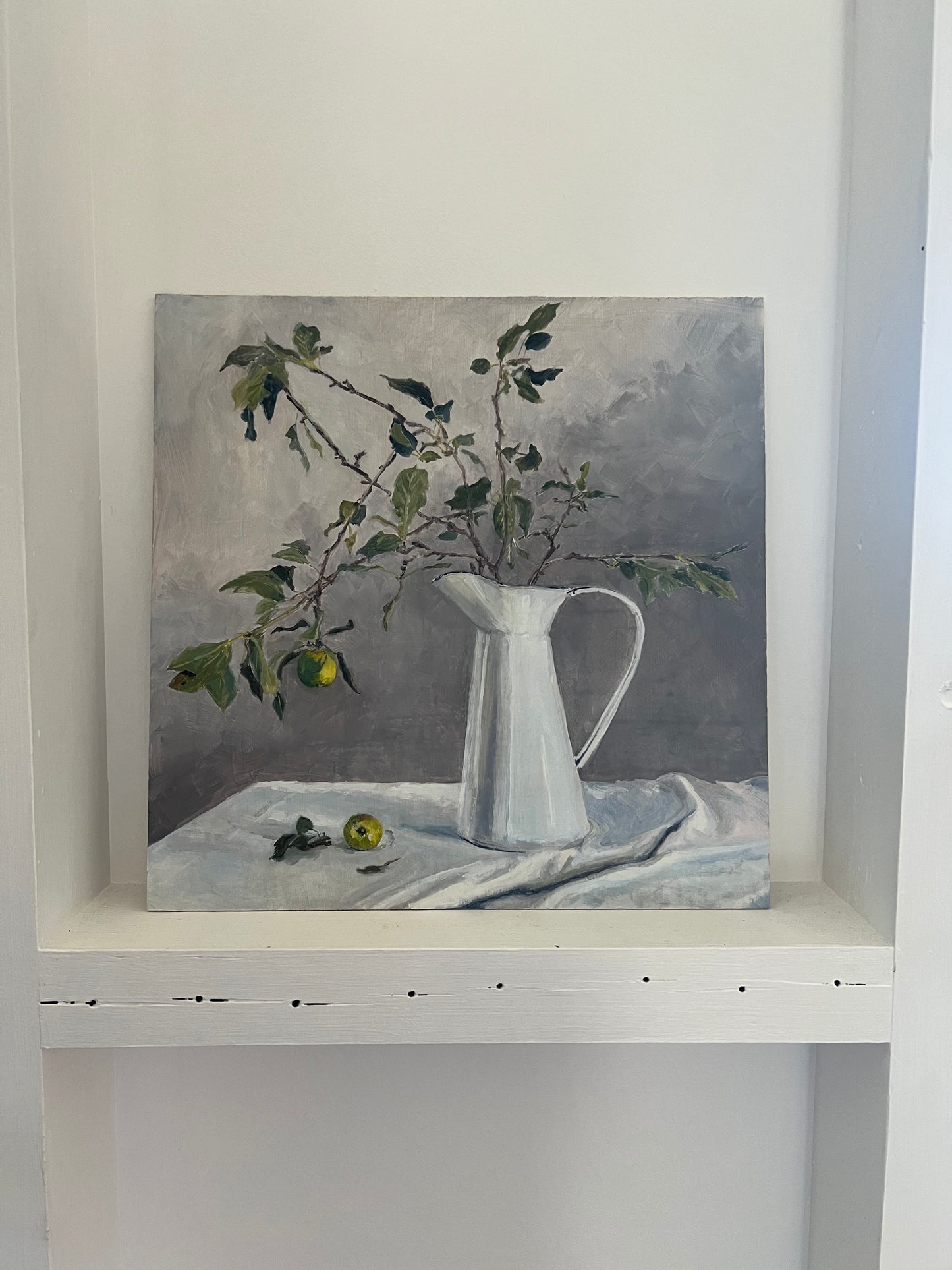 Simone Hale - Crabapples in an Enamel Jug