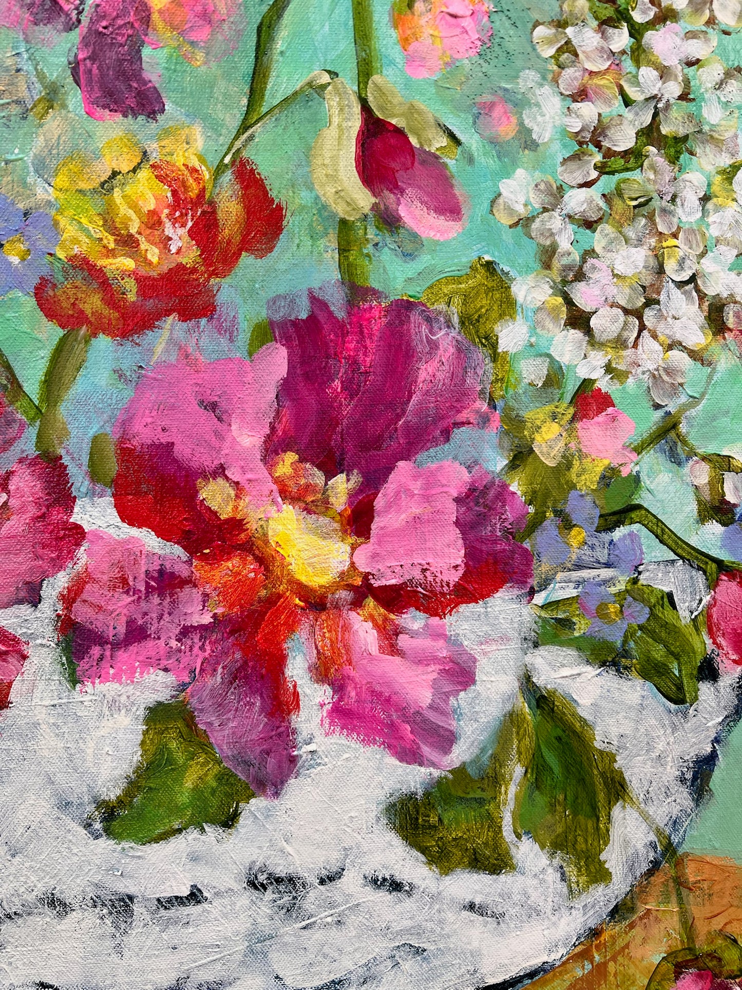 Rachael Little - Turquoise Flora