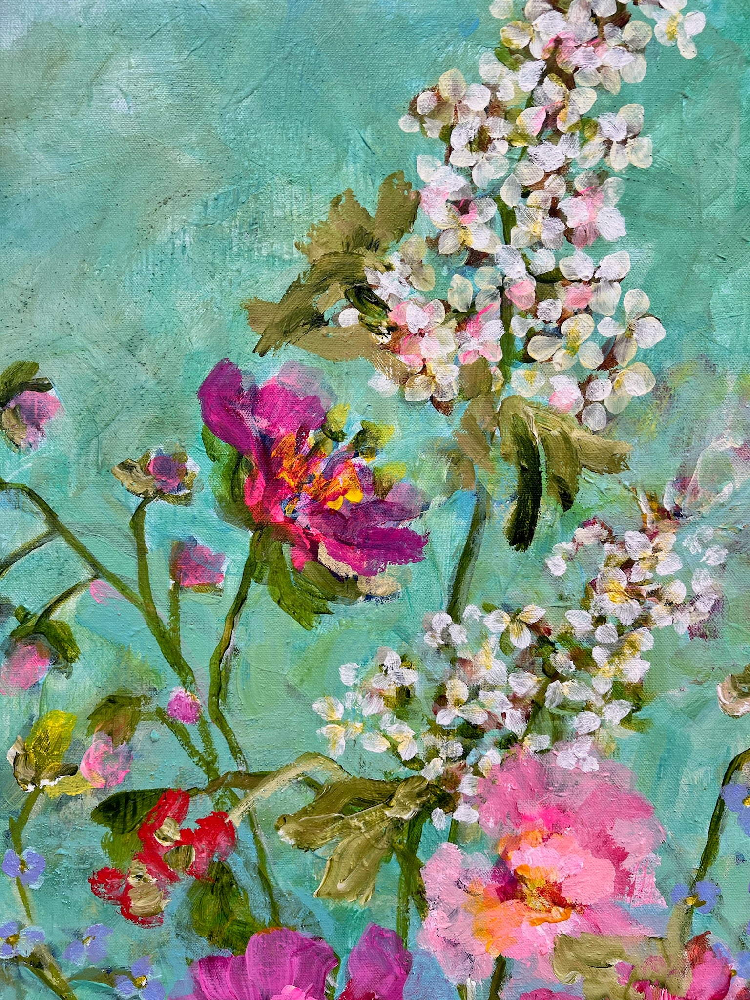 Rachael Little - Turquoise Flora