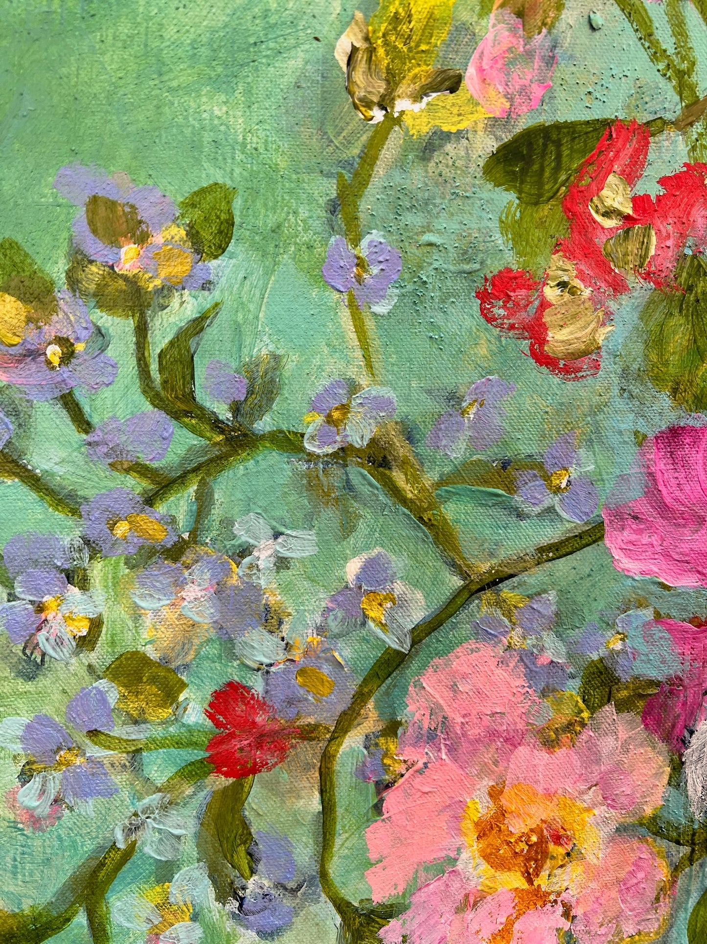 Rachael Little - Turquoise Flora