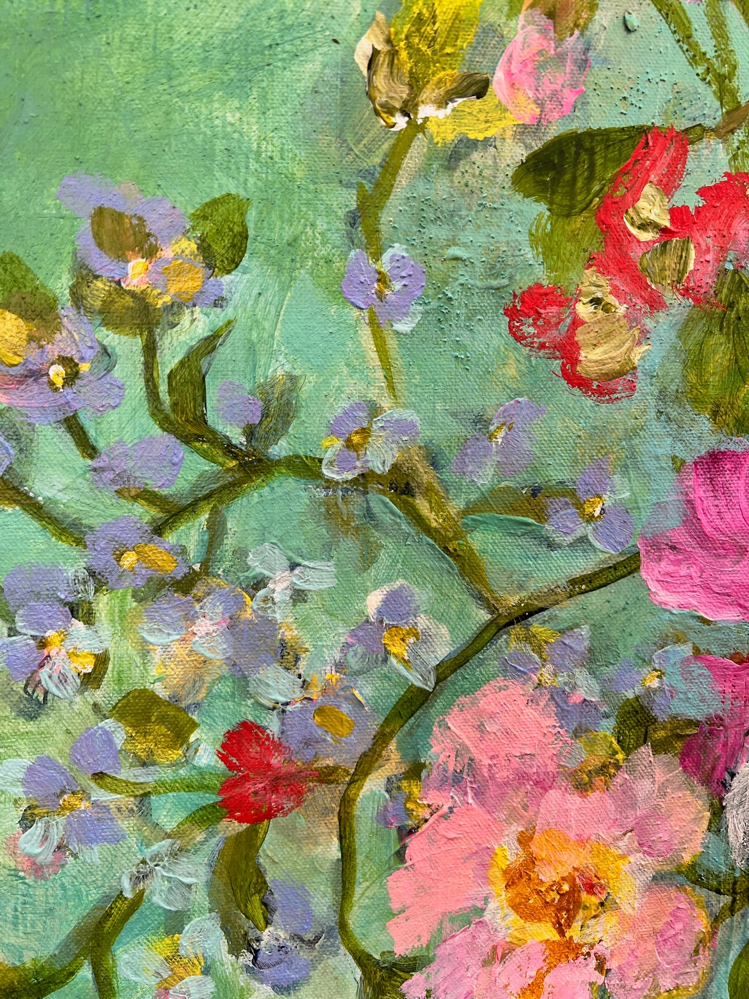Rachael Little - Turquoise Flora