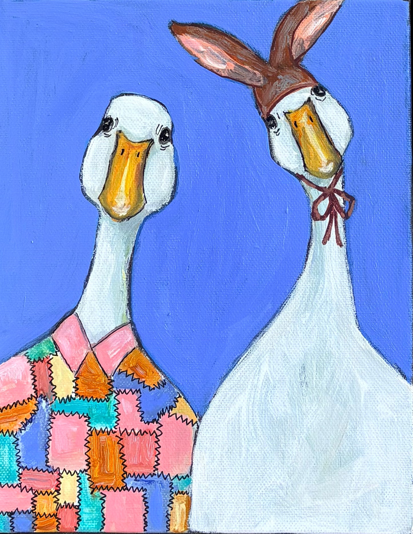 Karen Gray - Margaret critiques Emily's patchwork